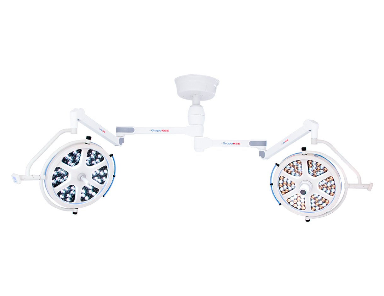 Foco Cirúrgico SKYLED Com Câmera e Duas Cúpulas 160/160 Mil Lux