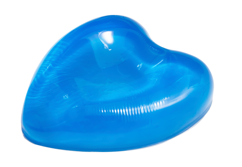 Suportes em Gel - Para Cabeça e Pescoço, Formato Coração